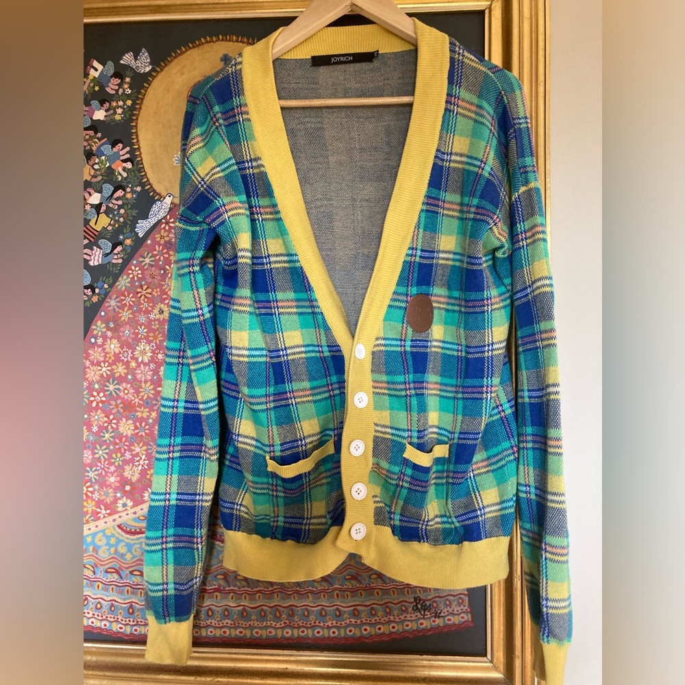 JoyRich Cardigan, Neo Preppy Style.